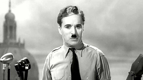El gran dictador, discurso final. Charles Chaplin