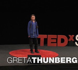 Greta Thunberg en TEDx: "El argumento para actuar ya mismo contra el <span class='tooltipsall tooltipsincontent classtoolTips30'>Cambio climático</span>"